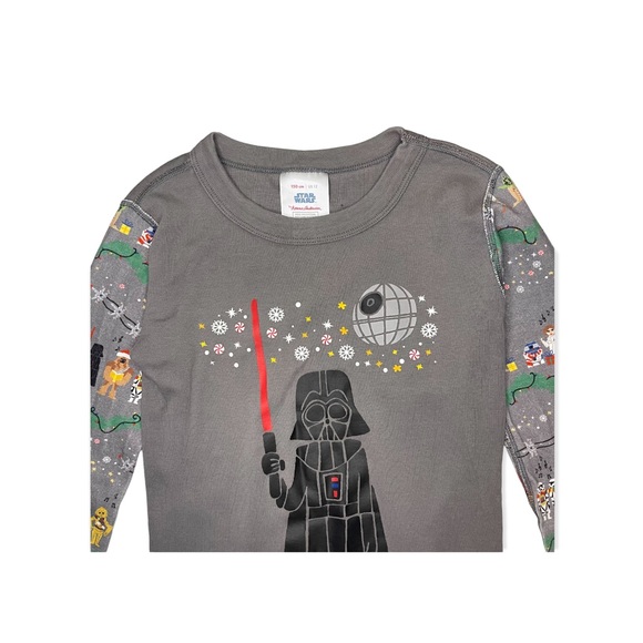 Hanna Andersson x Disney Star Wars Holiday Organic Pajama Top Price FIRM - Picture 2 of 6